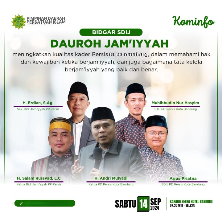 Dauroh Jamiyyah SDIJ PD PERSIS Provinsi Sulawesi Utara